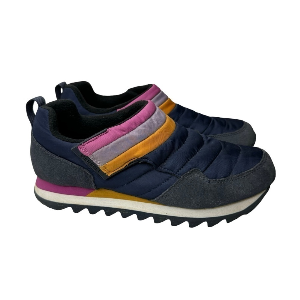 Merrell Alpine Moc Strap Polar Hiking Sneaker Navy‎ Multi 10